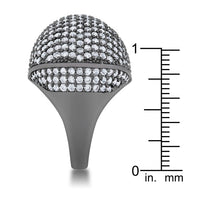 Dara Hematite Dome Cocktail Ring