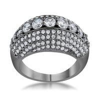 Krista 1.5ct Crystal Hematite Cocktail Ring