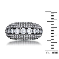 Krista 1.5ct Crystal Hematite Cocktail Ring