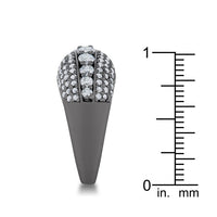 Krista 1.5ct Crystal Hematite Cocktail Ring