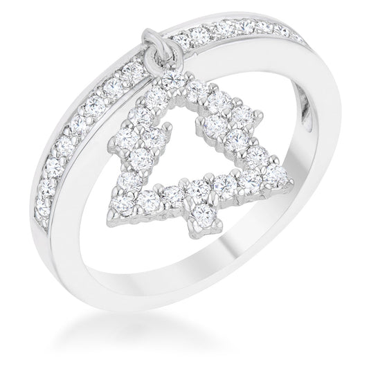 Christmas Tree Charm Eternity Band