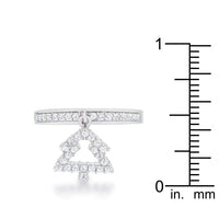 Christmas Tree Charm Eternity Band