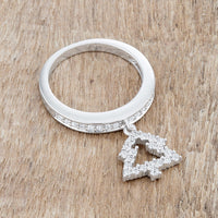 Christmas Tree Charm Eternity Band
