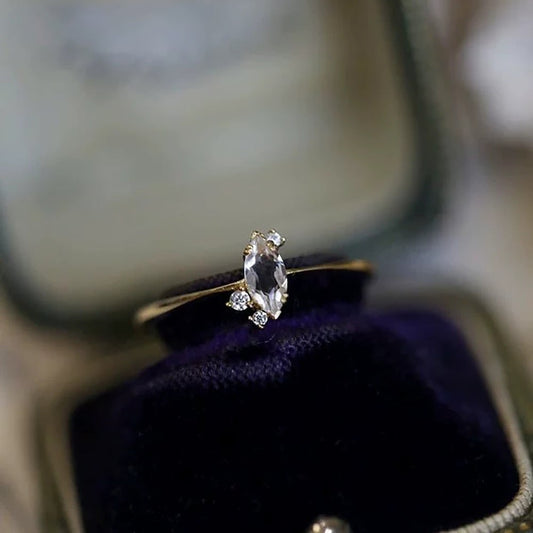 Sterling Silver Marquise Ring