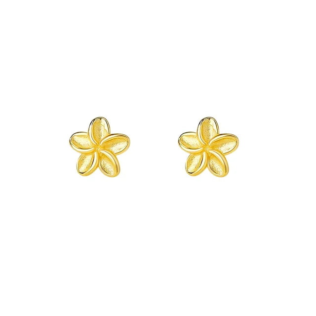 Sterling Silver 5mm Flower Mini Stud Earrings