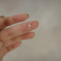 Gold Plated Sterling Silver Mini Key Necklace