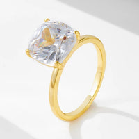 Cushion Cut Engagement Band Ring Set | Vivianne Rae