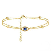 Sterling Silver Evil Eye Bracelet