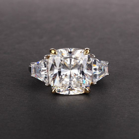 Masculine Radiant CZ 925 Sterling Silver Ring