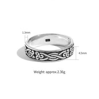 Vintage Pattern 925 Sterling Silver Ring
