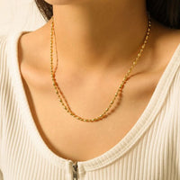 Simple Ellipse Round Bead Choker 925 Sterling Silver