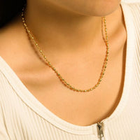Simple Ellipse Round Bead Choker 925 Sterling Silver