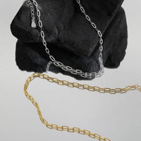 Simple Geometry Hollow Choker 925 Sterling Silver