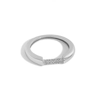 Minimalism Micro Setting Crystal Ring