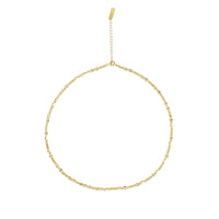 Irregular Hollow Chain Necklace in 925 Sterling Silver
