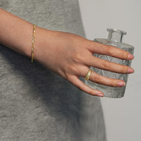 Irregular Hollow Chain 925 Sterling Silver Bracelet