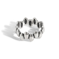 Vintage Geometry Ellipse Ring
