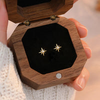 Sterling Silver Star Stud Earrings