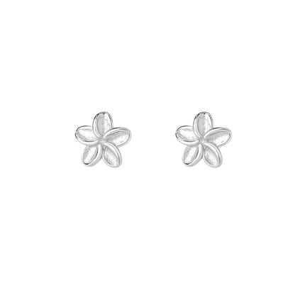 Sterling Silver 5mm Flower Mini Stud Earrings
