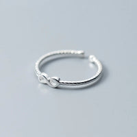 Sterling Silver Infinite Adjustable Ring