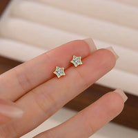 Sterling Silver Mini Starry Night Stud Earrings