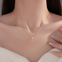 Sterling Silver Heart Pendant Necklace