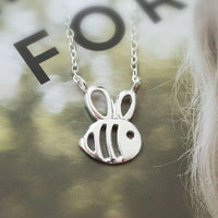 Honeybee Hollow Sterling Silver Necklace