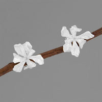 Beautiful Flowers Sterling Silver Stud Earrings
