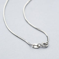 Snake Chain Necklace 1.0mm, 20/22/24/28 in, 925 Sterling Silver