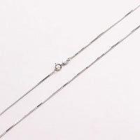 925 Sterling Silver Box Chain Necklace