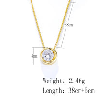 Gold Plated Sterling Silver Classic Necklace