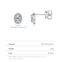 Sterling Silver Exquisite Stud Earrings