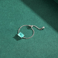 Adjustable Sterling Silver Tourmaline Ring