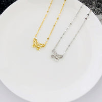 Sterling Silver Butterfly Chain Bracelet