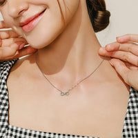 Sterling Silver Infinite Turquoise Necklace