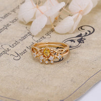 Crown Natural Citrine Ring in Sterling Silver