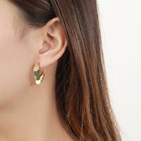 Sterling Silver Disc Dangle Earrings