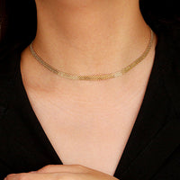 Sterling Silver Modern Soft Chain Link Necklace