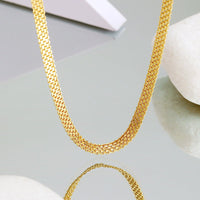 Sterling Silver Modern Soft Chain Link Necklace