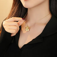 Sterling Silver Shell Pearl Necklace