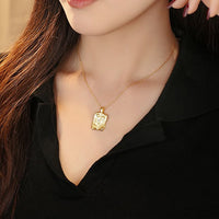 Sterling Silver Shell Pearl Necklace
