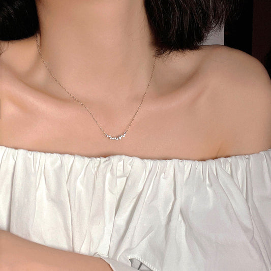 Sterling Silver Cubic Zirconia Sparkle Star Necklace