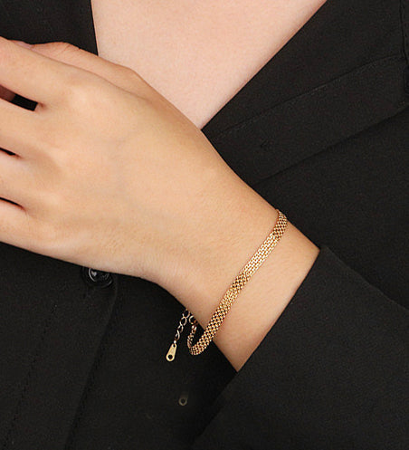 Sterling Silver Modern Chain Bracelet