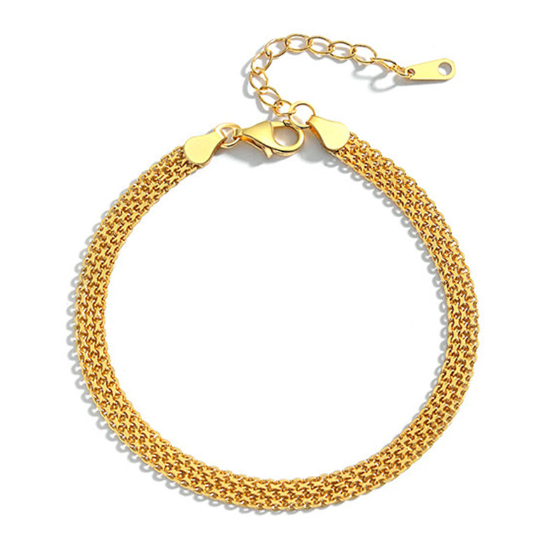 Sterling Silver Modern Chain Bracelet