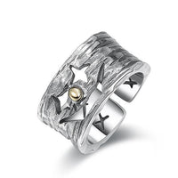 Vintage Clown Adjustable Sterling Silver Ring