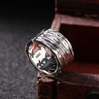 Vintage Clown Adjustable Sterling Silver Ring
