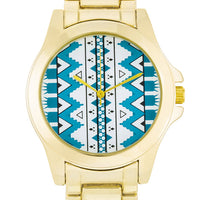 Goldtone Stainless Steel Watch