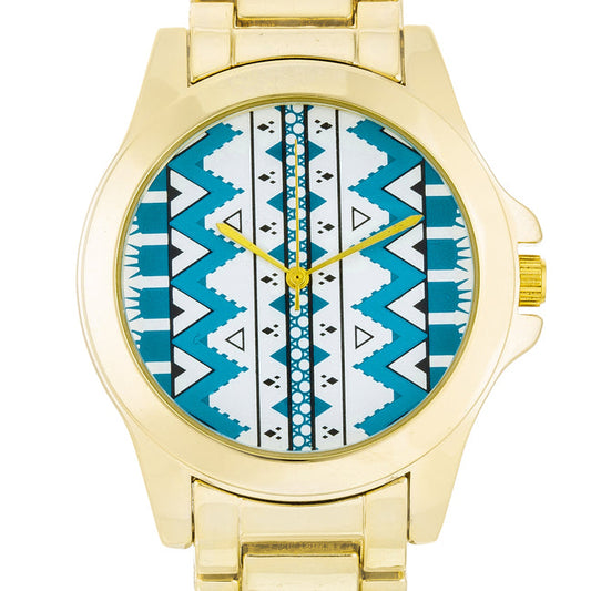 Goldtone Stainless Steel Watch