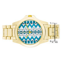 Goldtone Stainless Steel Watch