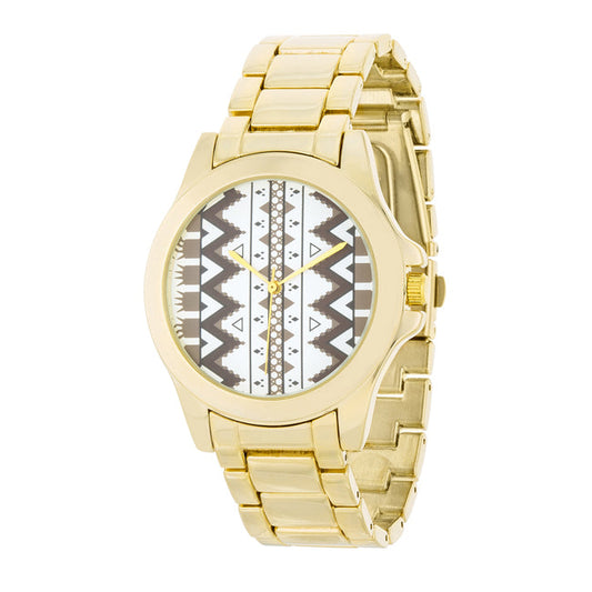 Gold Tone Fashion Watch